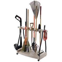 Suncast Tool Rack With Wheels